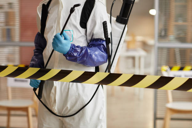 Professional Blood Cleanup technician working in Amherst, TX